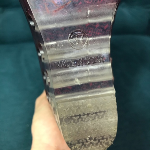 ☔️ SANMM Rain Boots ☔️ size 7 ADORABLE!!!!! NWOT - Picture 7 of 8